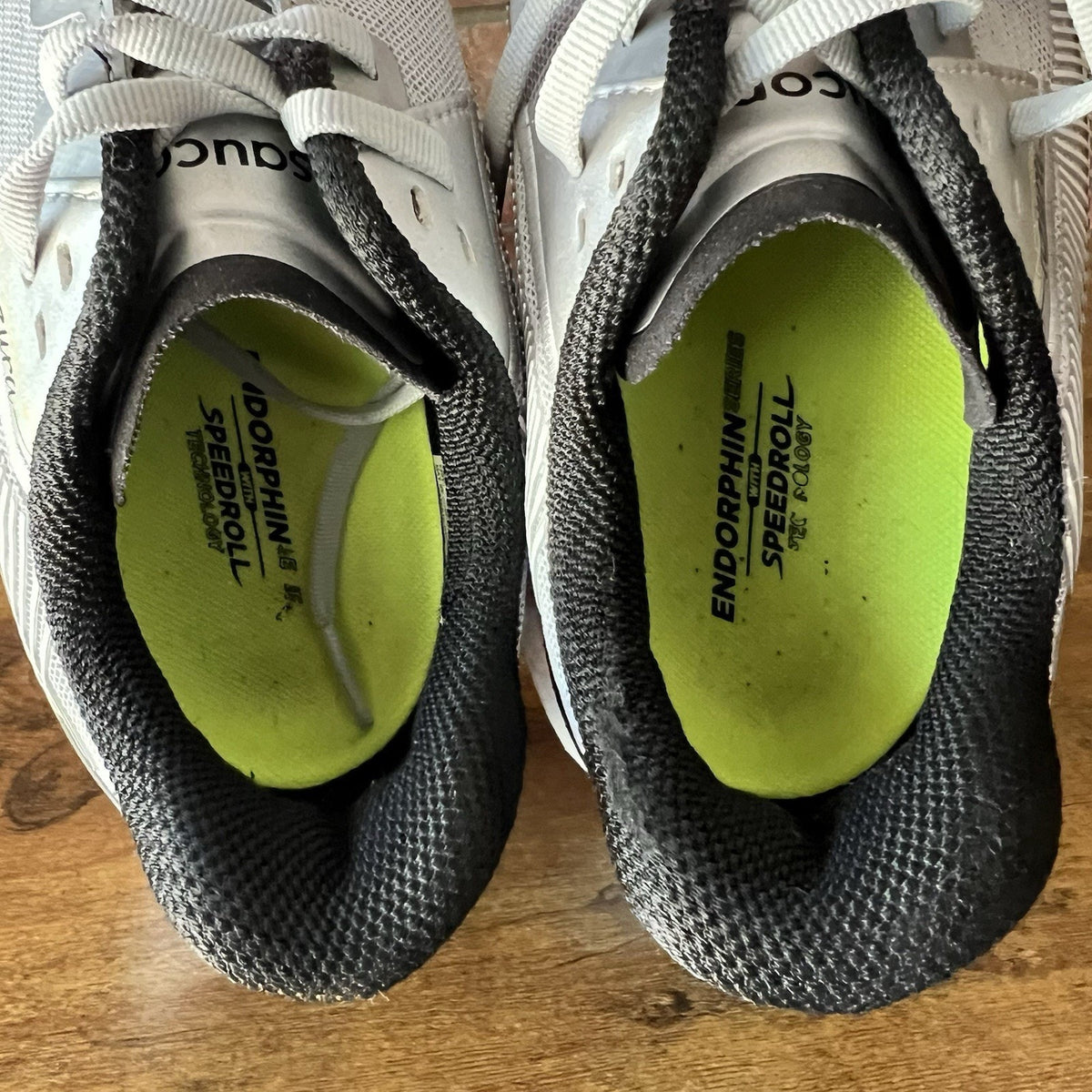 Saucony Endorphin Azura Silver PWRRUN PB Speed Roll Running Shoes Men's 8.5