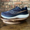 Saucony Ride 19 Mens 12.5 Wide Blue Balanced Cushion Neutral Running Shoes