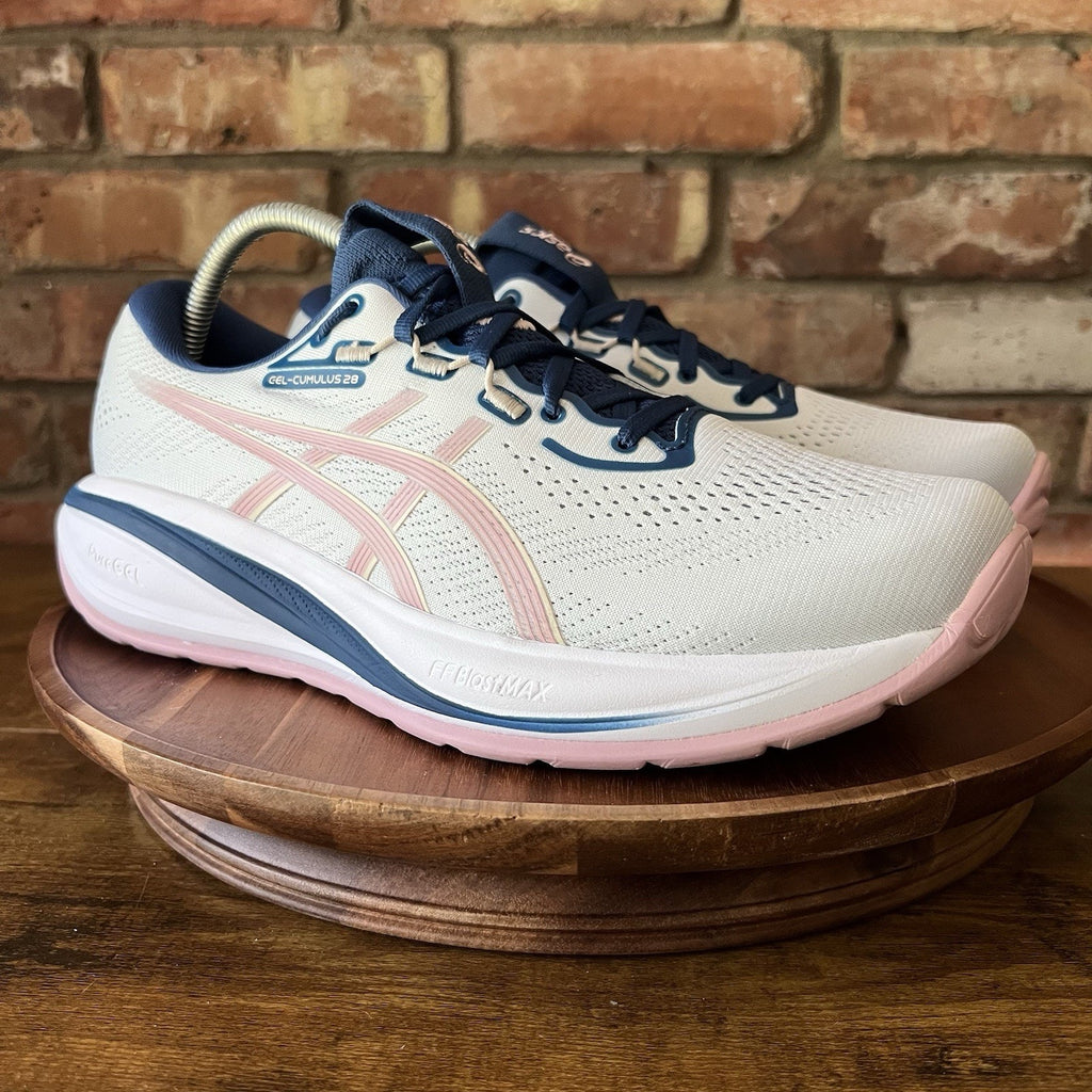 Asics Gel-Cumulus 28 Running Womens 10.5 Mid Cushion Blue Mesh Shoes Sneakers