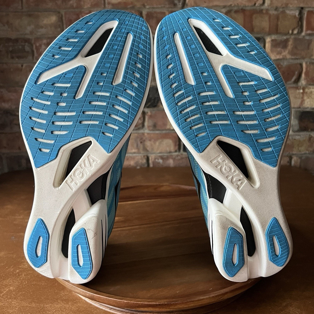 Hoka One One Cielo X1 2.0 Men's 12 Blue Carbon Plate Racing Running Shoes