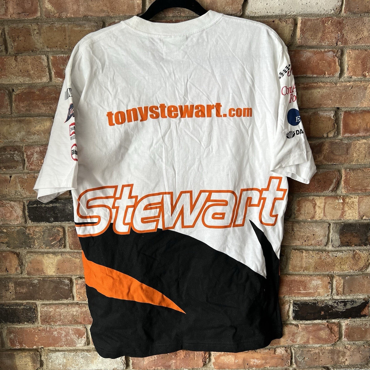 2002 Vintage Winner's Circle Authentic Tony Stewart All Over Print Size M