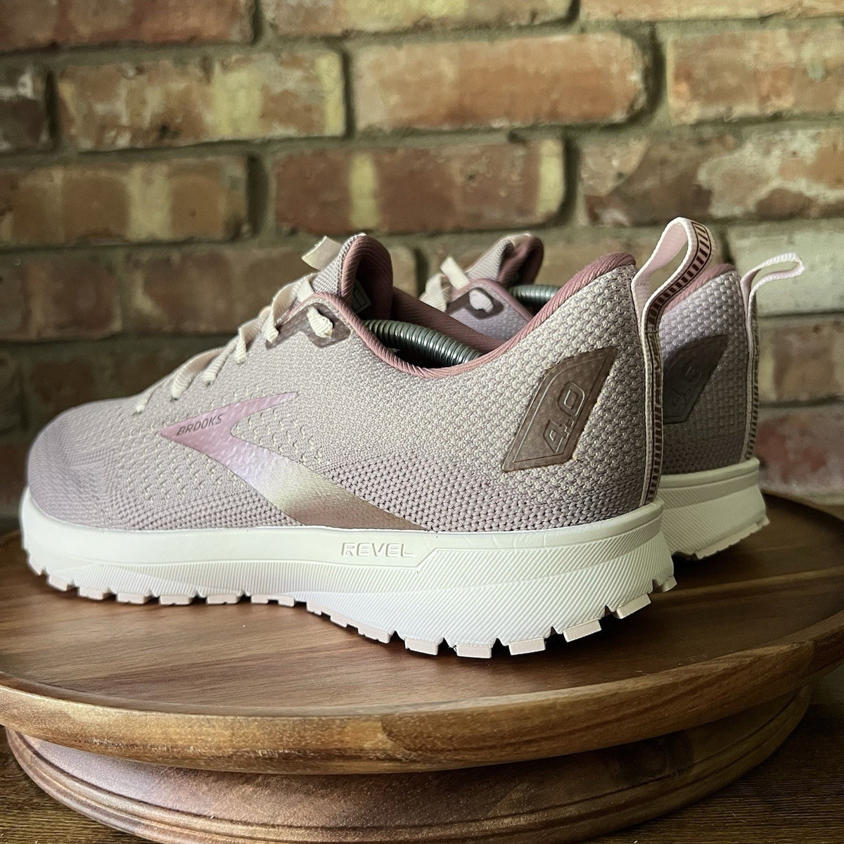 Brooks Revel 4 Running Neutral Cushion Womens 9.5 Rose Pink Sneakers Shoes