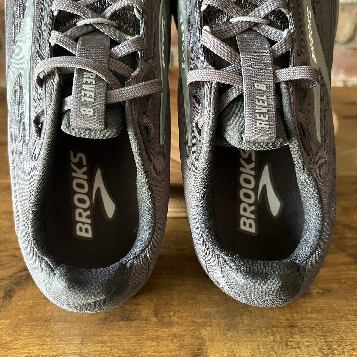 Brooks Revel 8 Men's Gray Mesh Trainer Cushioned Running Shoes Sneakers 11 2E