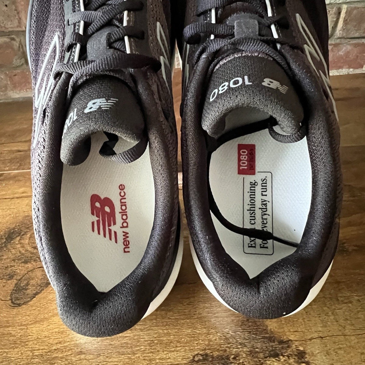 New Balance 1080v15 Womens 8 Black Neutral Soft Cushion Daily Running Shoes