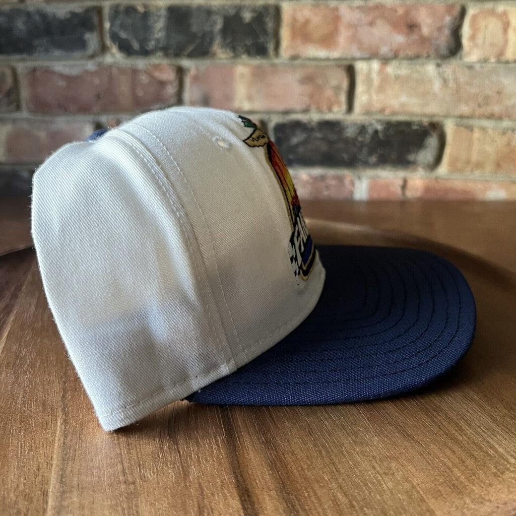 Indy 500 Fan Fest Race Adjustable Snapback Hat Baseball Cap Blue White One Size