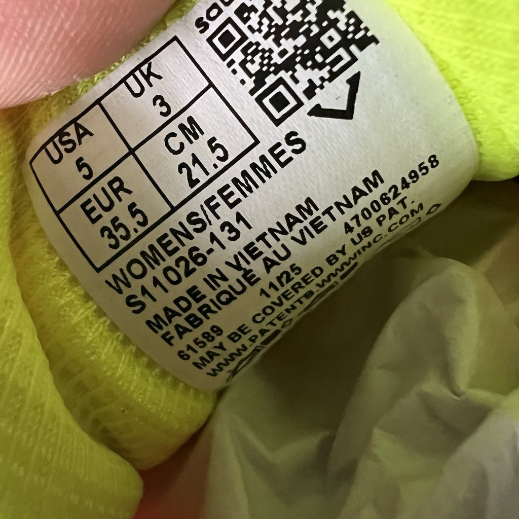 Saucony Hurricane 25 Stability Max Cushion Sunrise Citron Running Shoes Womens 5
