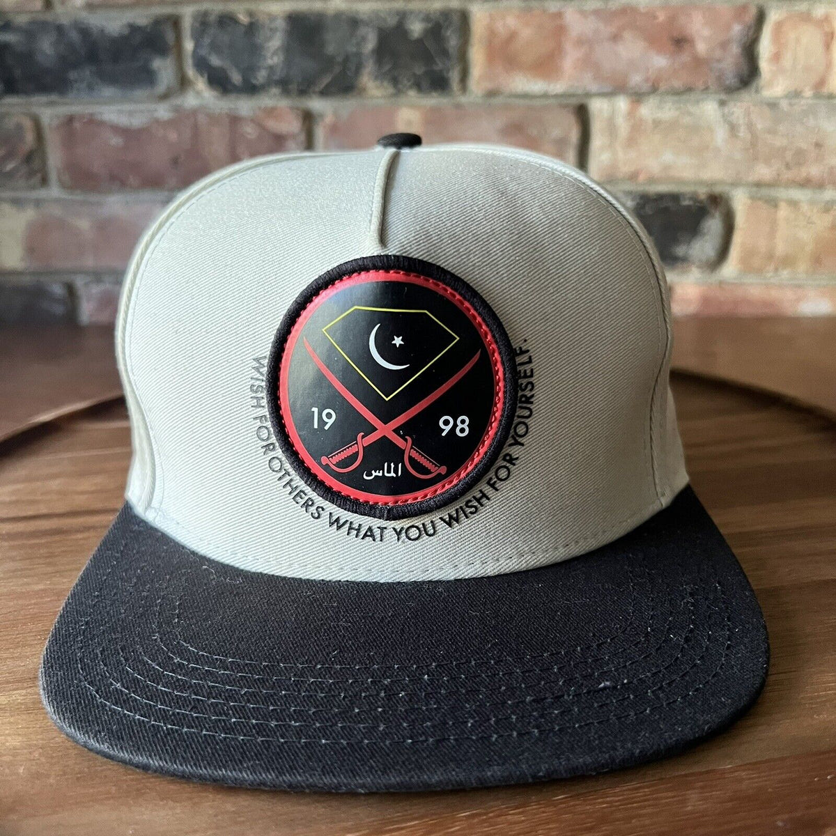 Diamond Supply Co Victory Swords Gray Black Snapback Hat Cap