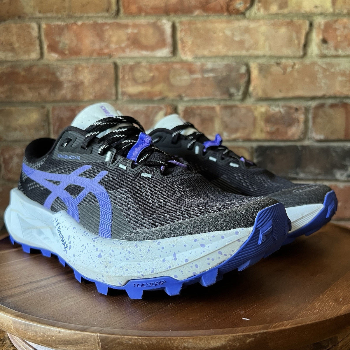 ASICS Trabuco 14 Women's 8 Purple FF Blasts Max Cushion Trail Running Shoes