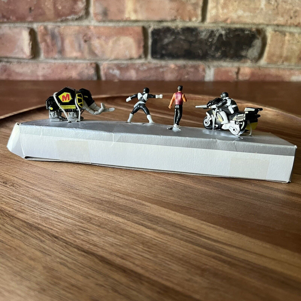 1994 Micro Machines Mighty Morphin Power Rangers Set #2 BLACK RANGER Galoob