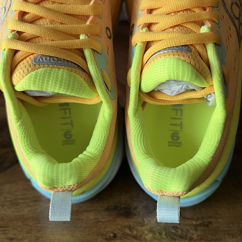 Saucony Hurricane 25 Stability Max Cushion Sunrise Citron Running Shoes Womens 5