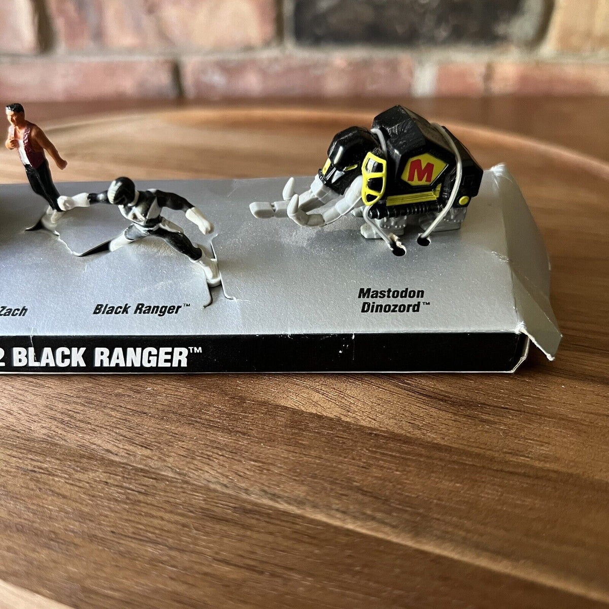1994 Micro Machines Mighty Morphin Power Rangers Set #2 BLACK RANGER Galoob