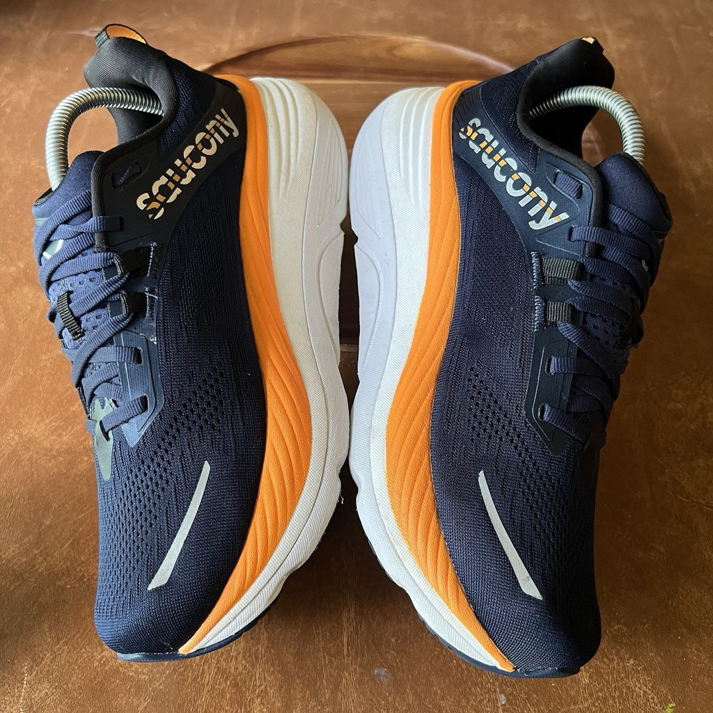 Saucony Hurricane 24 Max Cushion Stability Men's 9.5 Navy Running Shoes Sneakers