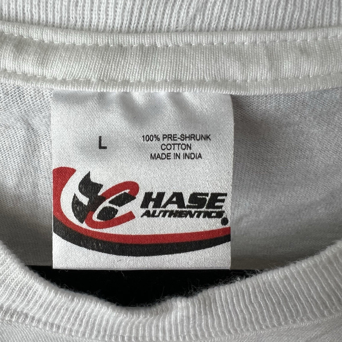 Chase Authentics 2005 Tony Stewart Nextel Champion Shirt Mens Large White