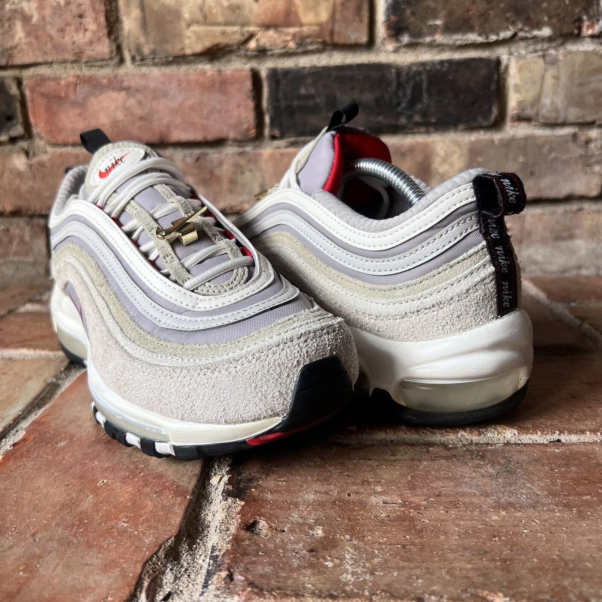 Nike Air Max 97 SE First Use College Grey Shoes Sneakers Youth 6.5 Women's 8