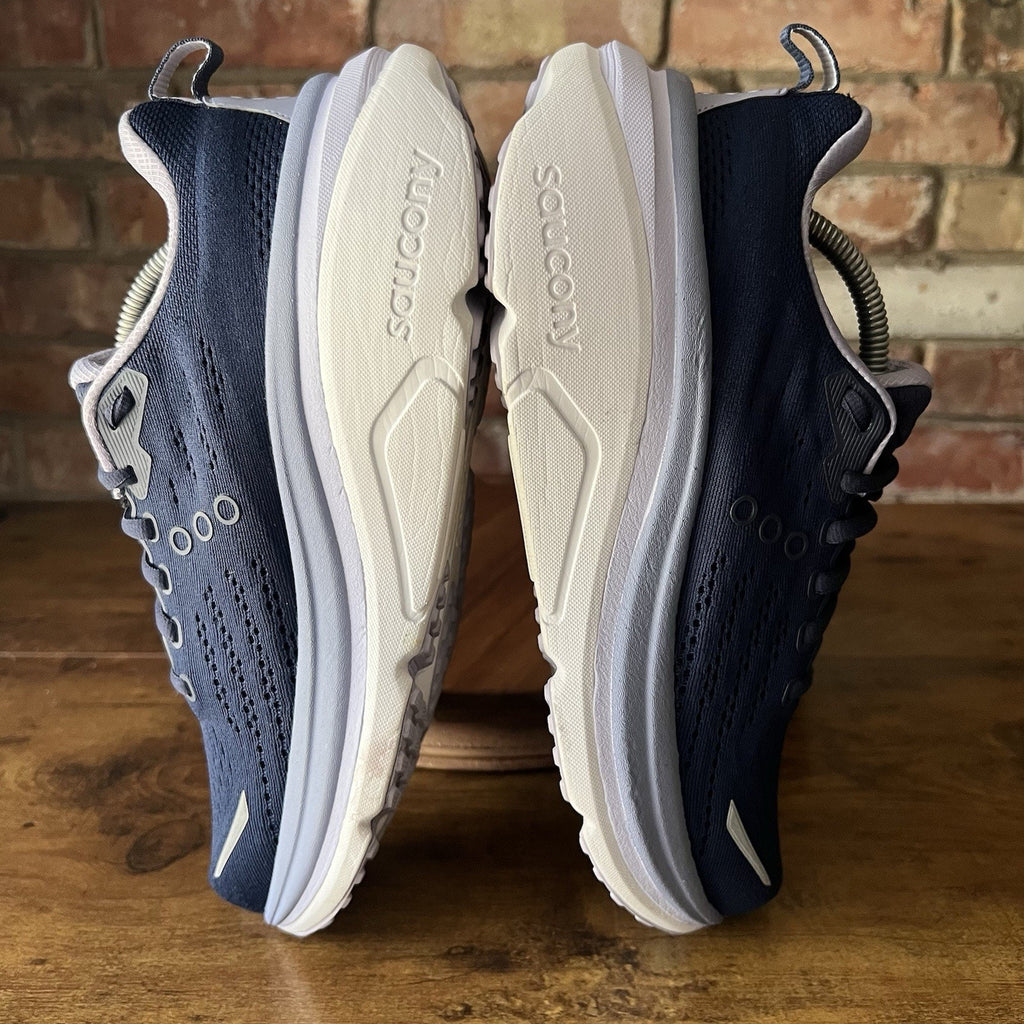 Saucony Hurricane 25 Womens Size 8 Blue Purple Road Running Shoes Sneakers