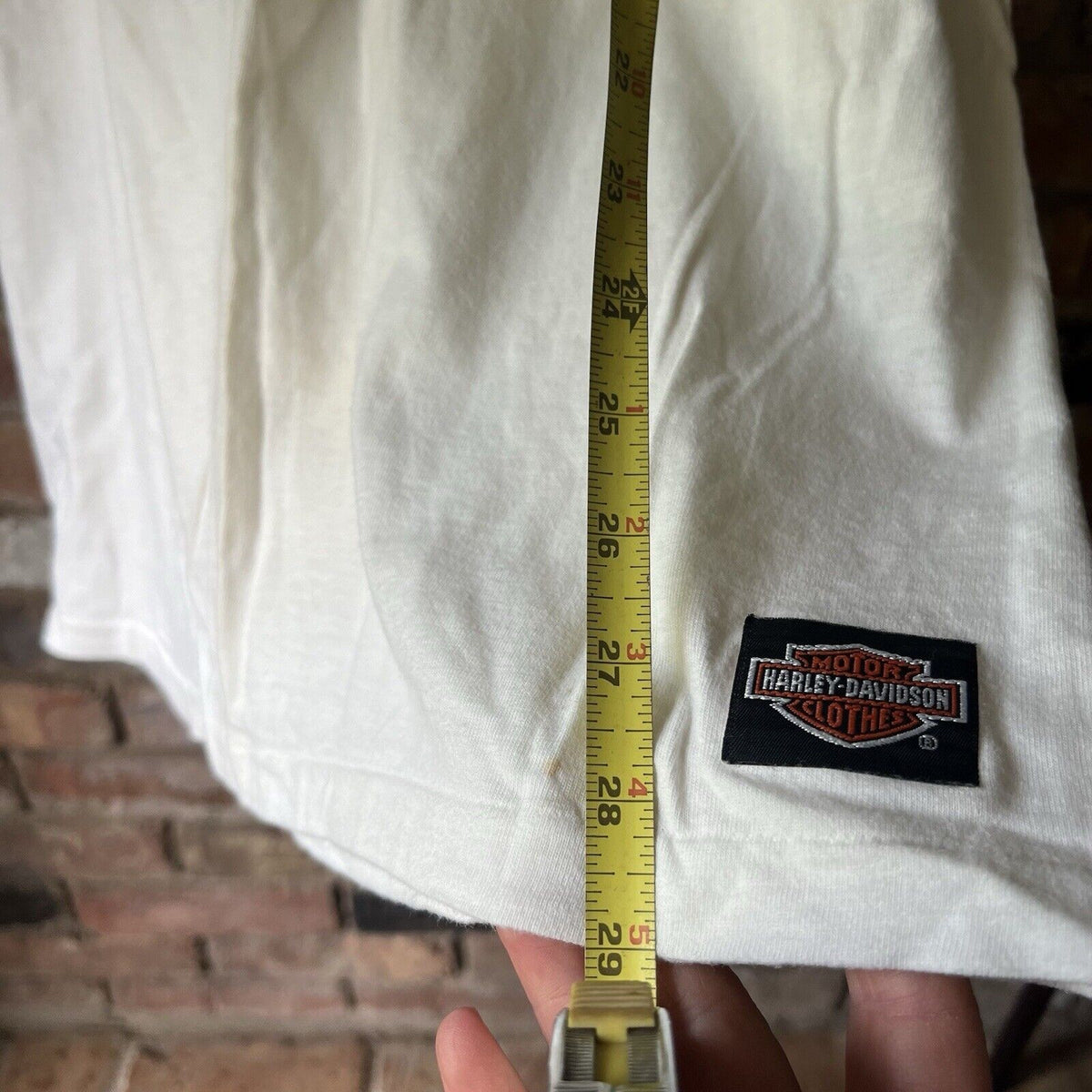Harley Davidson Shirt Mens XL White Sturgis Annual Hog Rally 1990 Made in the US