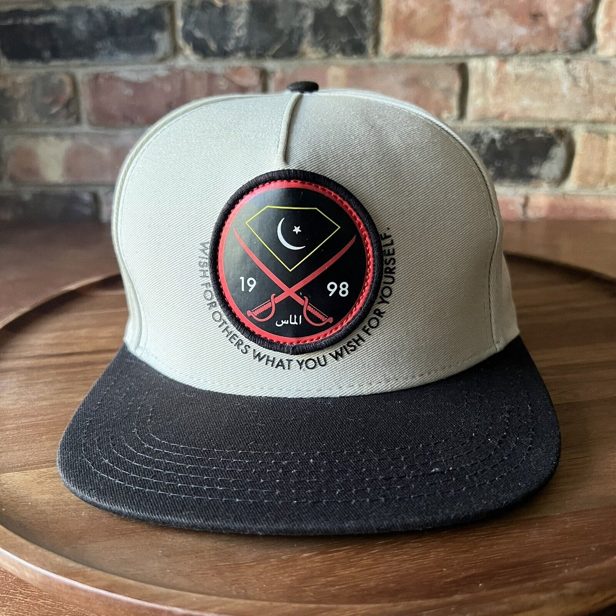 Diamond Supply Co Victory Swords Gray Black Snapback Hat Cap