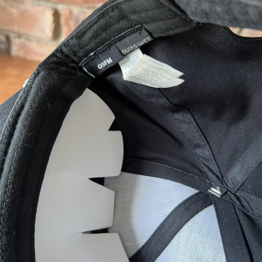 The Mountain And The Wave Quicksilver Flatbill Black White Rope Hat