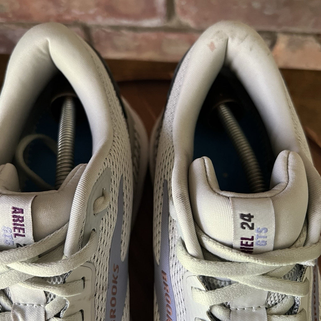 Brooks Ariel GTS 24 Supportive Womens 10 Gray Purple Running Shoes Sneakers