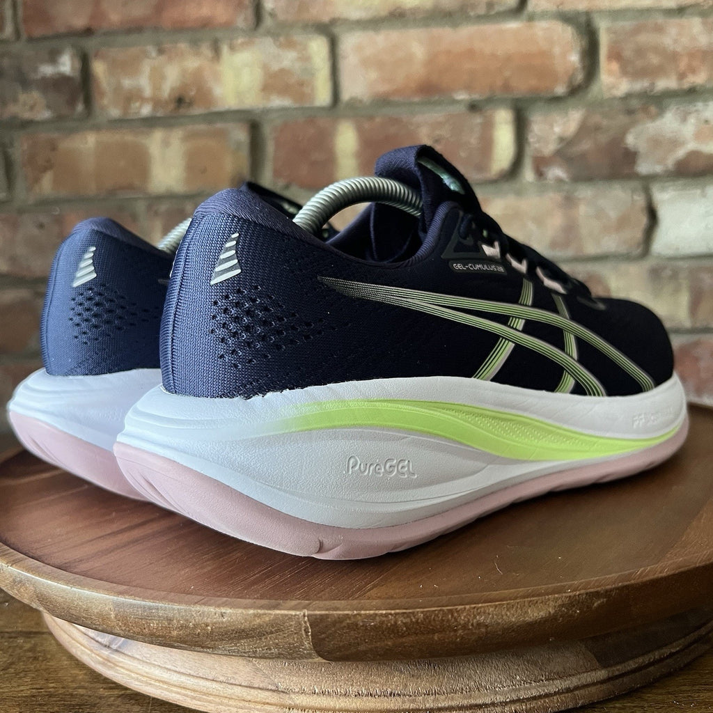 Asics Gel-Cumulus 28 Max Cushion Womens 8 Blue Green White Running Shoes