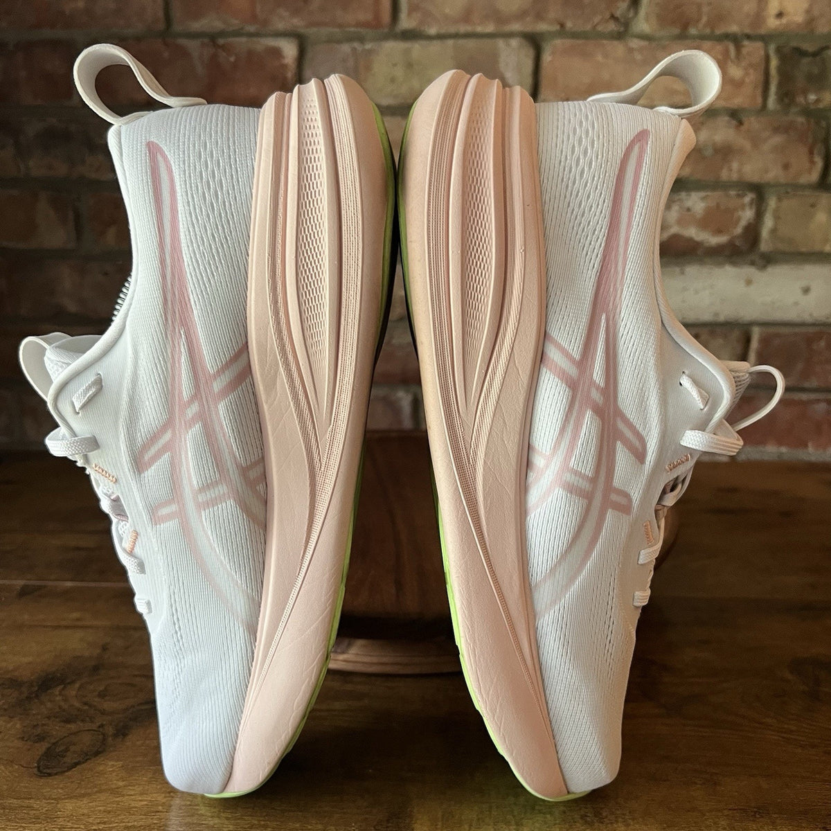 ASICS GEL PULSE 17 Neutral Balanced Running Women's 9.5 White Pink Shoes