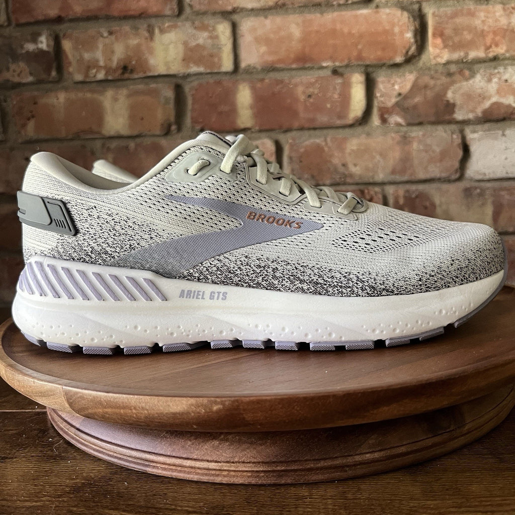 Brooks Ariel GTS 24 Supportive Womens 10 Gray Purple Running Shoes Sneakers