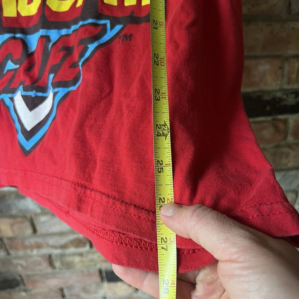 Vintage NASCAR Café Orlando "Life's a Race" Red Shirt - Men's M