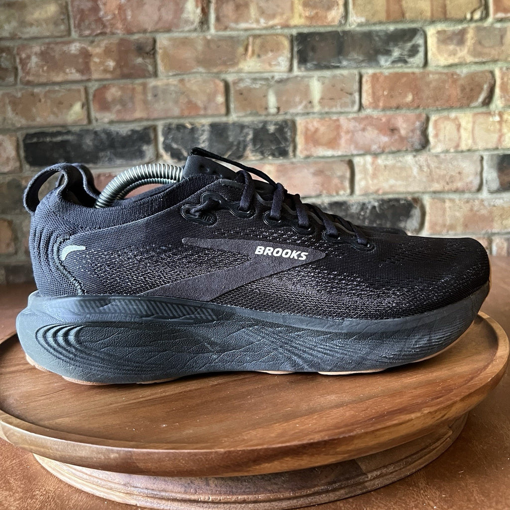 Brooks Adrenaline GTS 25 Supportive Mens 9.5 Black Gum Running Shoes Sneakers