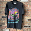 Vintage 1992 World Tour Dirt Sweat and Greese Kawasaki Ninja Motorcycle Black