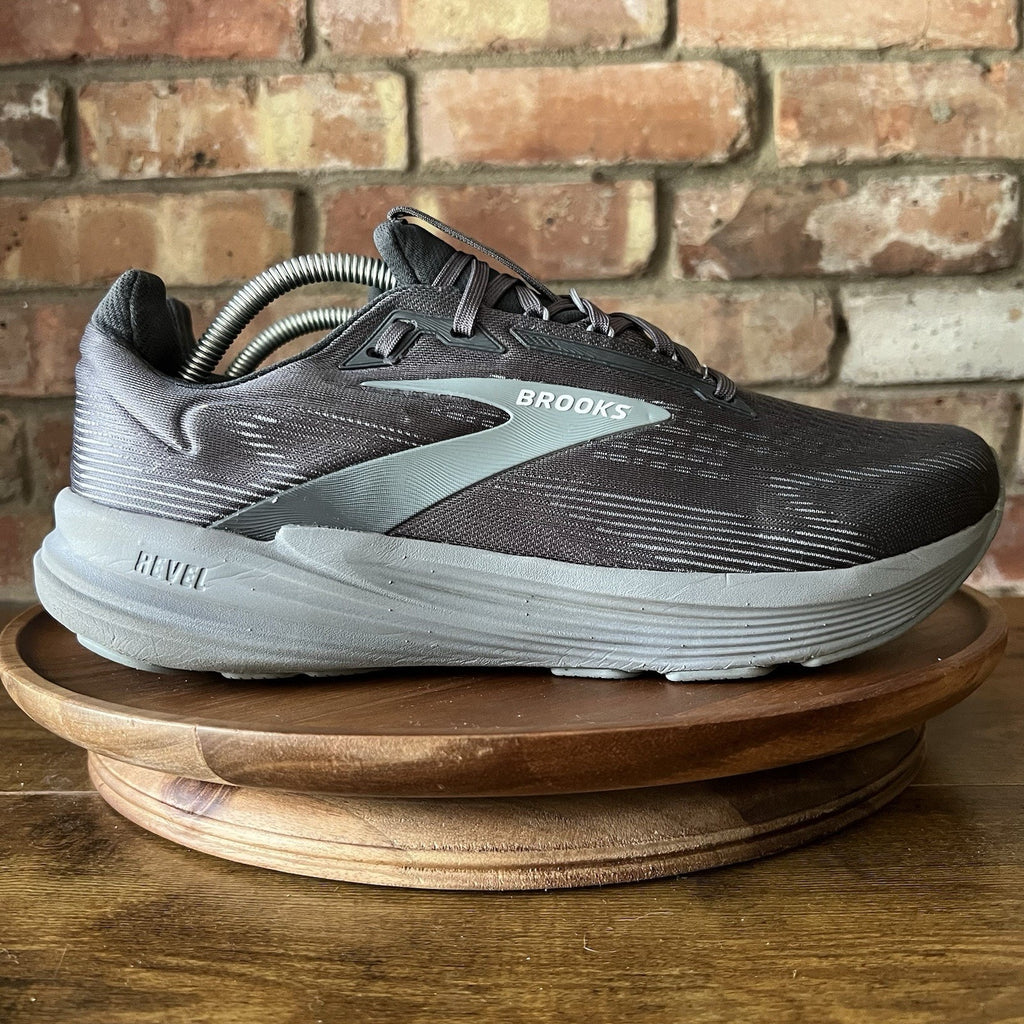 Brooks Revel 8 Men's Gray Mesh Trainer Cushioned Running Shoes Sneakers 11 2E
