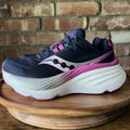 Saucony Hurricane 24 Stability Max Cushion Blue Pink Running Shoes Womens 5