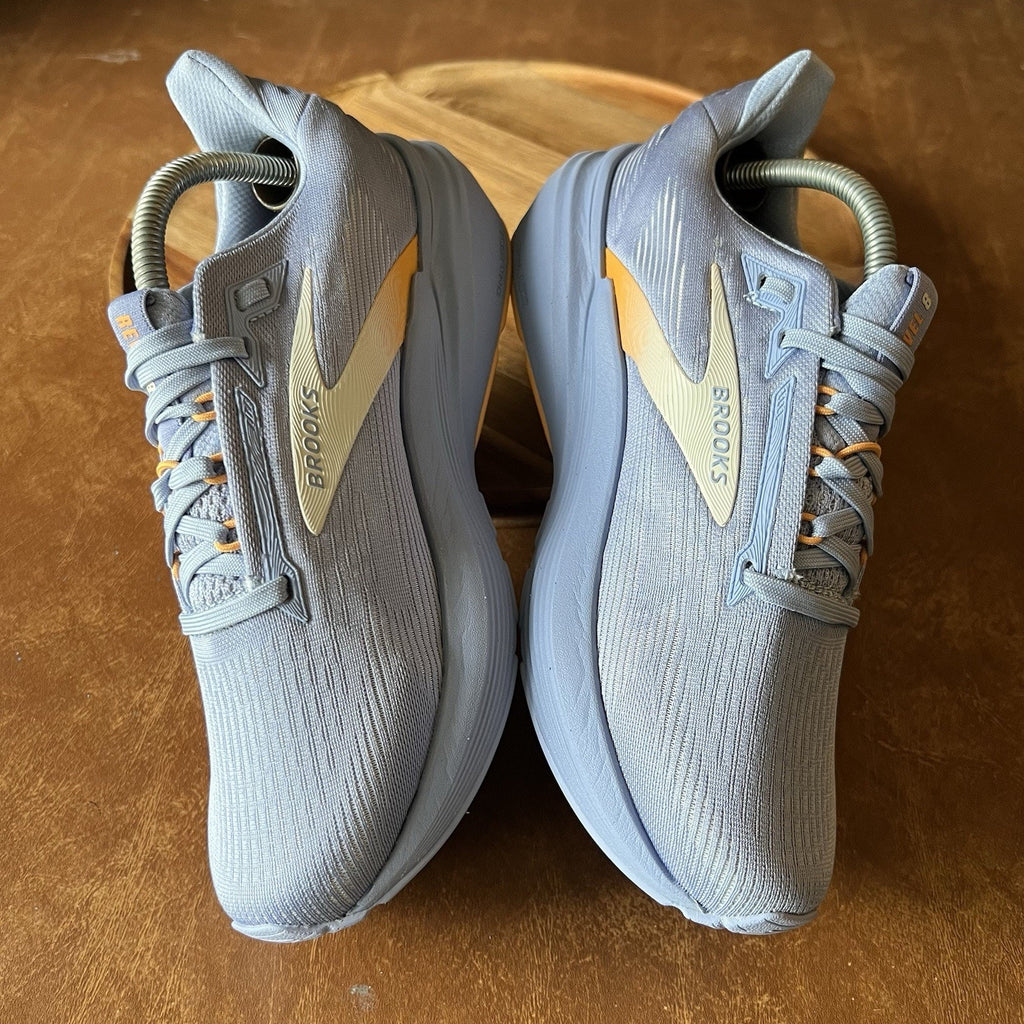 Brooks Revel 8 Blue Orange Women's 7.5 Cushioned Walking Running Shoes Sneakers