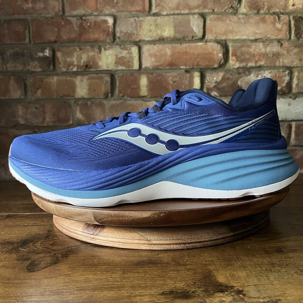 Saucony Hurricane 24 Blue Max Cushion Stability Men's 15 Running Shoes Sneakers