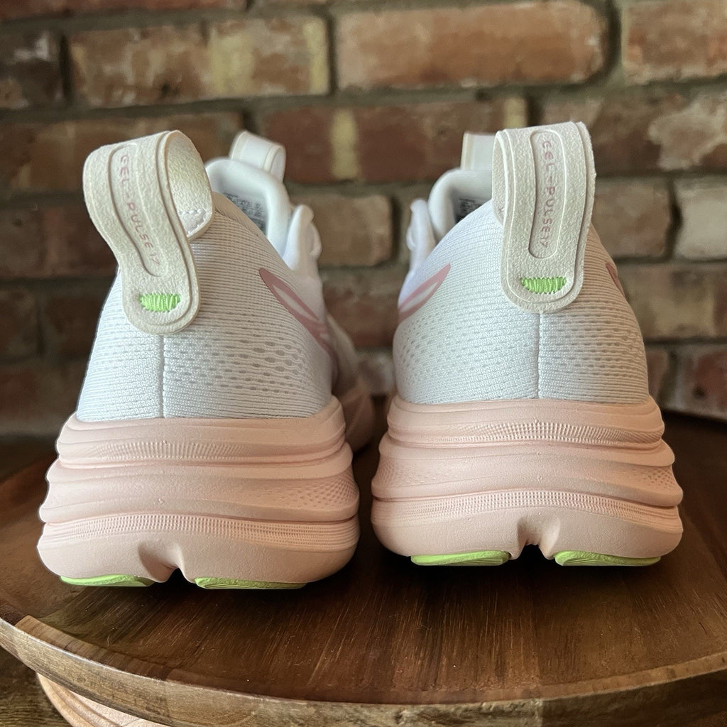 ASICS GEL PULSE 17 Neutral Balanced Running Women's 9.5 White Pink Shoes