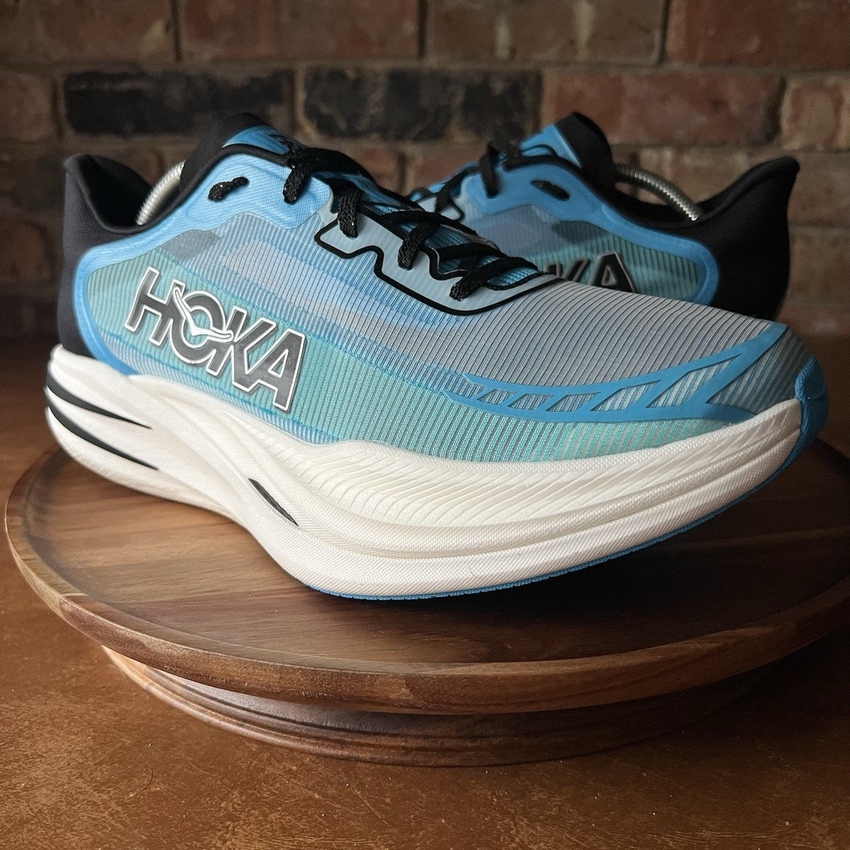 Hoka One One Cielo X1 2.0 Men's 12 Blue Carbon Plate Racing Running Shoes