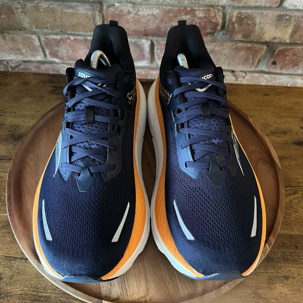 Saucony Hurricane 24 Max Cushion Stability Mens 11.5 Navy Running Shoes Sneakers