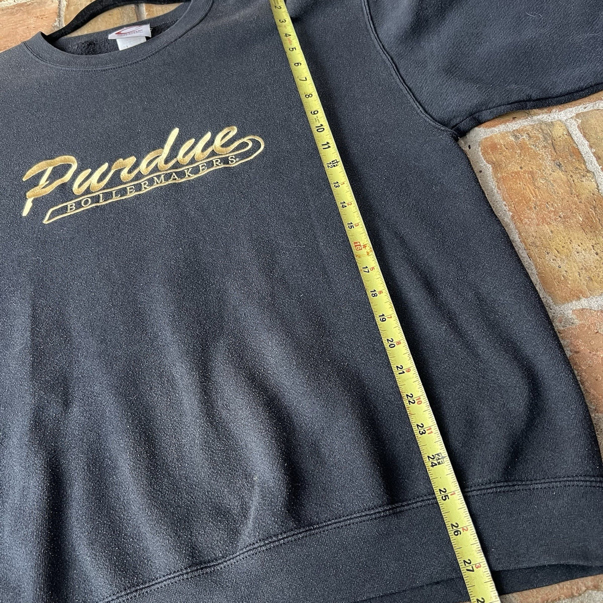 Vintage Purdue University Sweatshirt Size Large Pullover College Black Sweater