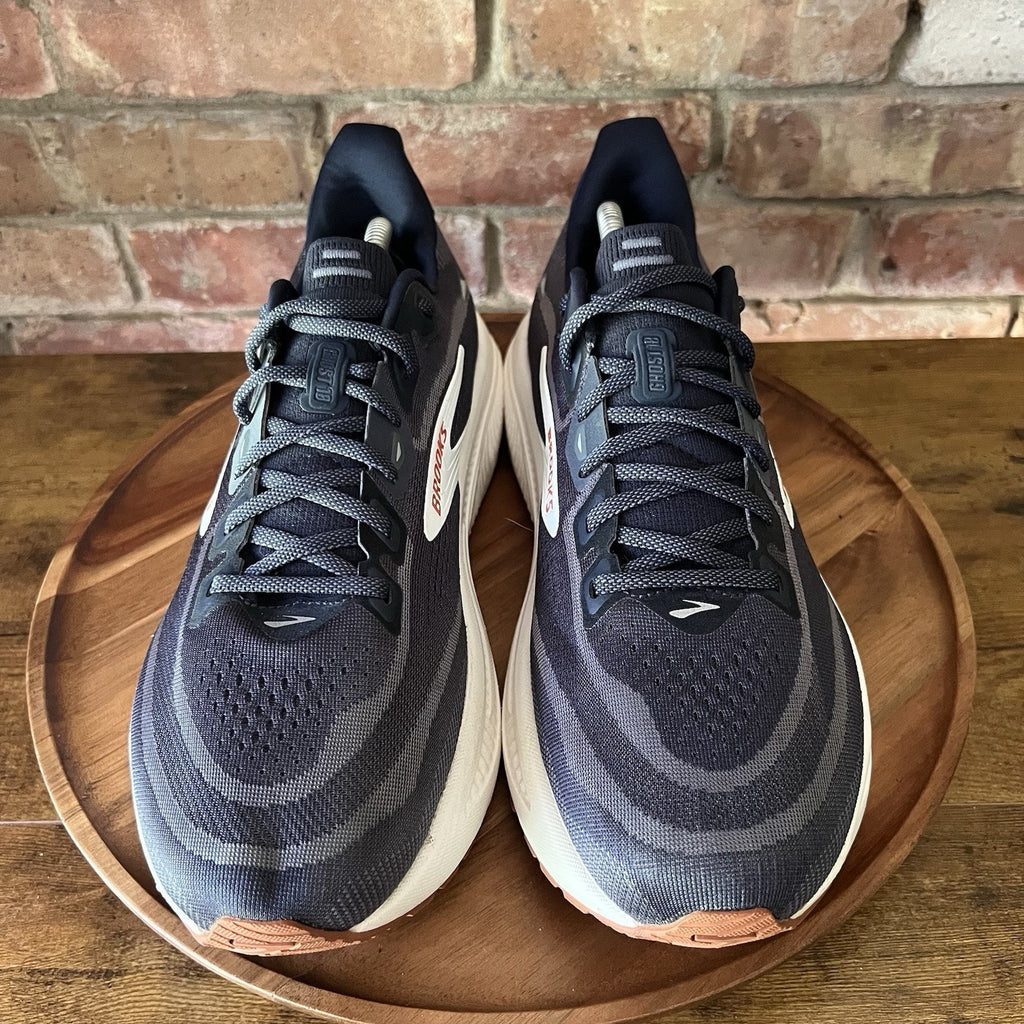 Brooks Ghost 18 Mens 11 Blue White Neutral Cushioned Running Sneakers Shoes