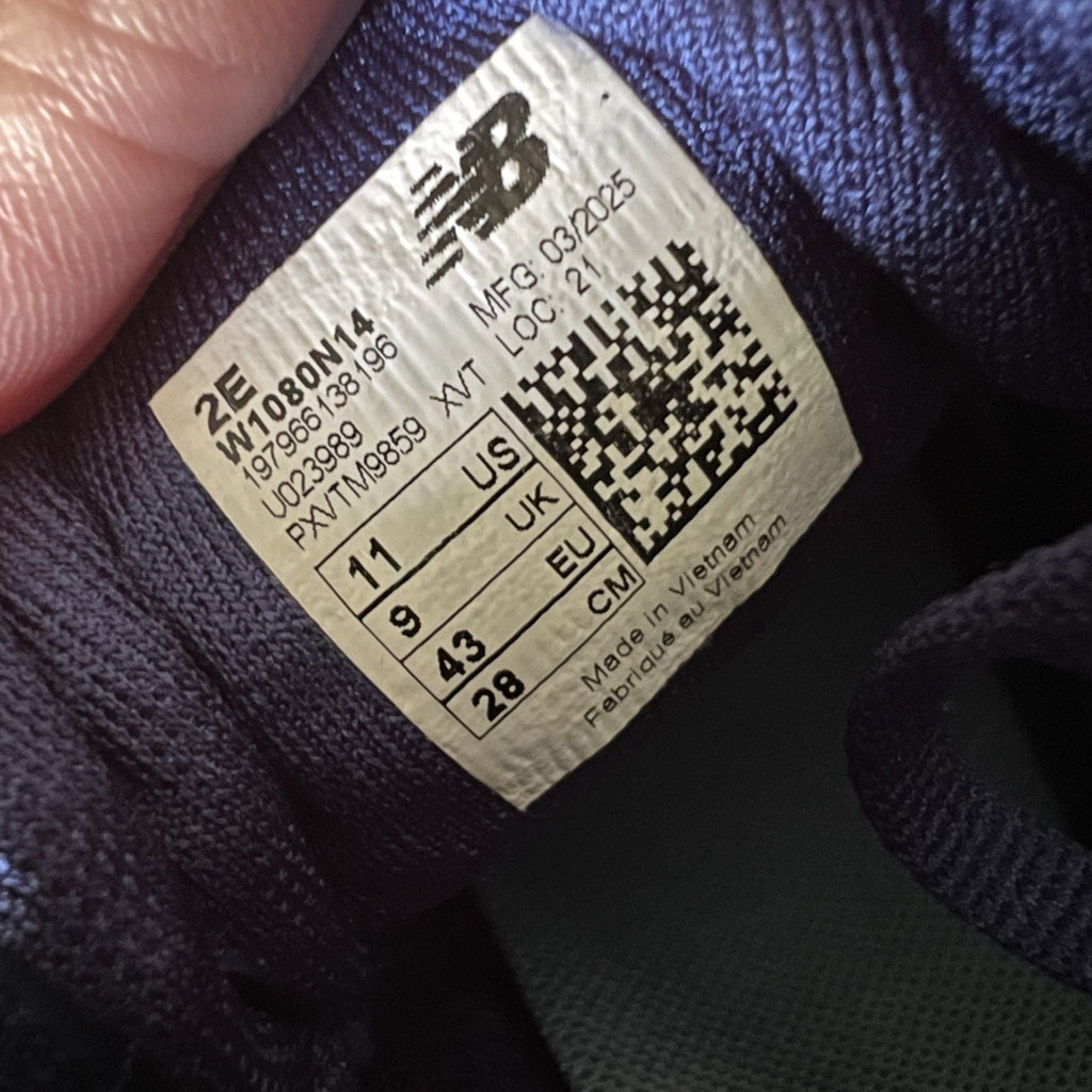 New Balance Fresh Foam 1080V14 Blue Max Cushion Running Shoes Women’s 11 2E