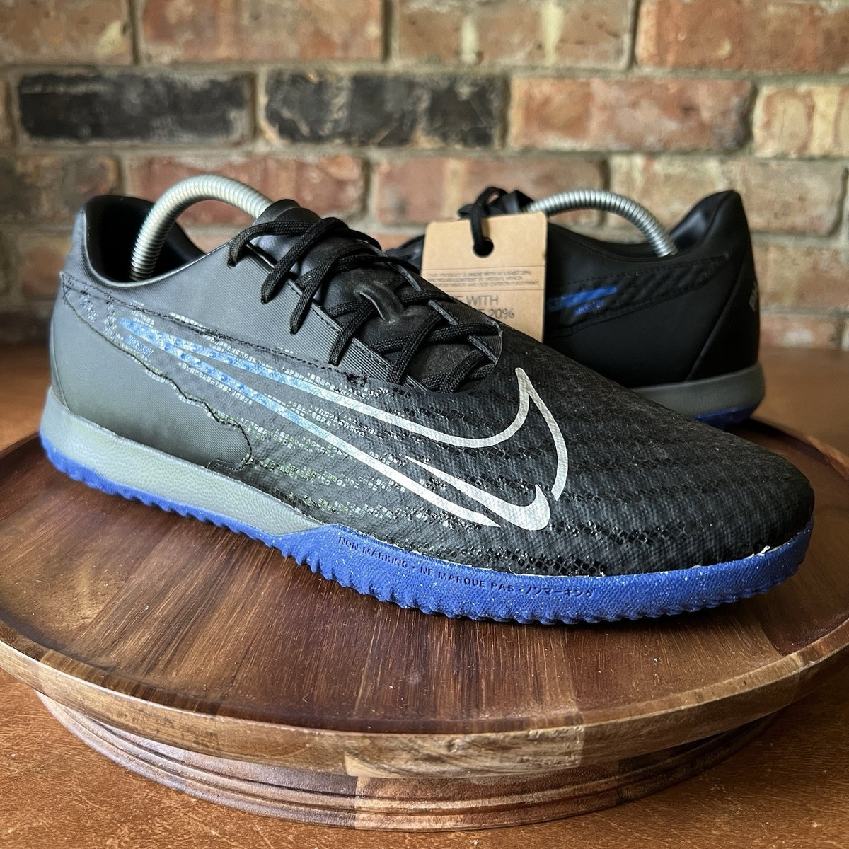 Nike Phantom Gx Academy IC Indoor Soccer Cleats Black Shoes Sneakers Men's 11.5