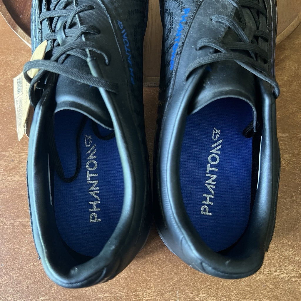 Nike Phantom Gx Academy IC Indoor Soccer Cleats Black Shoes Sneakers Men's 11.5