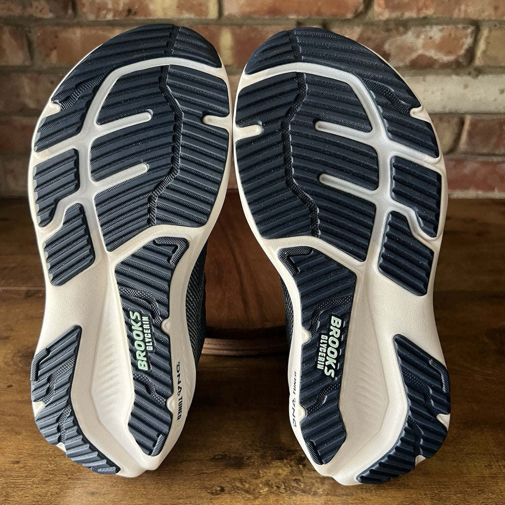 Brooks Glycerin 23 Womens 8 Wide Blue Running Shoes Sneakers Plush Cushion