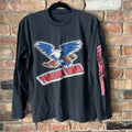 Vintage Y2K Skater T Shirt Boys Medium Surf 90s Grunge Kids Freedom Rider Eagle