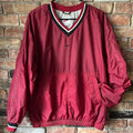 Vintage 90's Nike Windbreaker Jacket 1990s Women's XL Red Center Swoosh