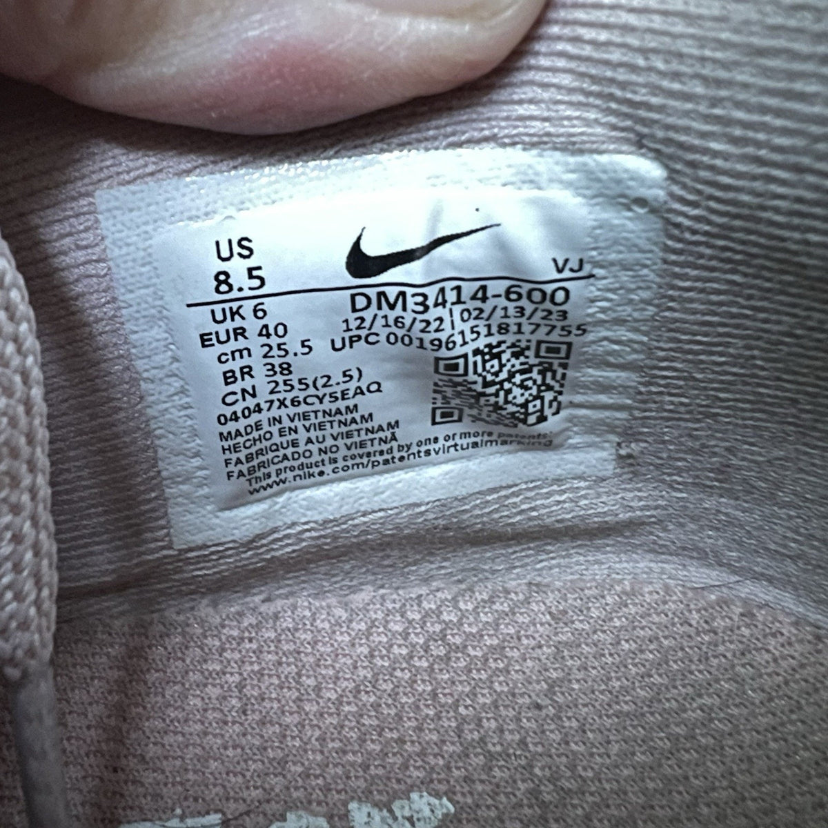 Nike Pegasus Turbo NN Pink Road Running Shoes Sneakers Cushioned Womens Size 8.5