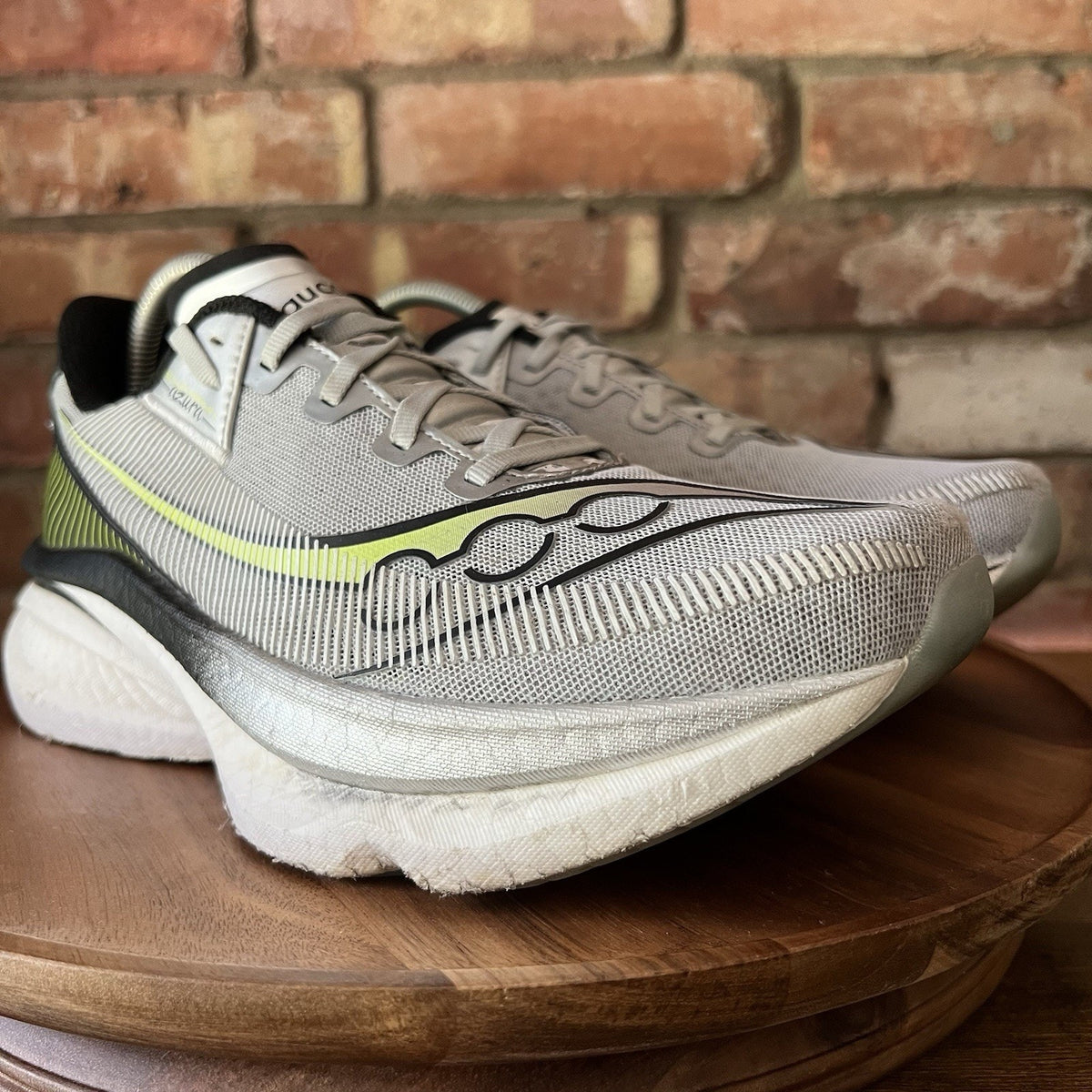 Saucony Endorphin Azura Silver PWRRUN PB Speed Roll Running Shoes Men's 8.5