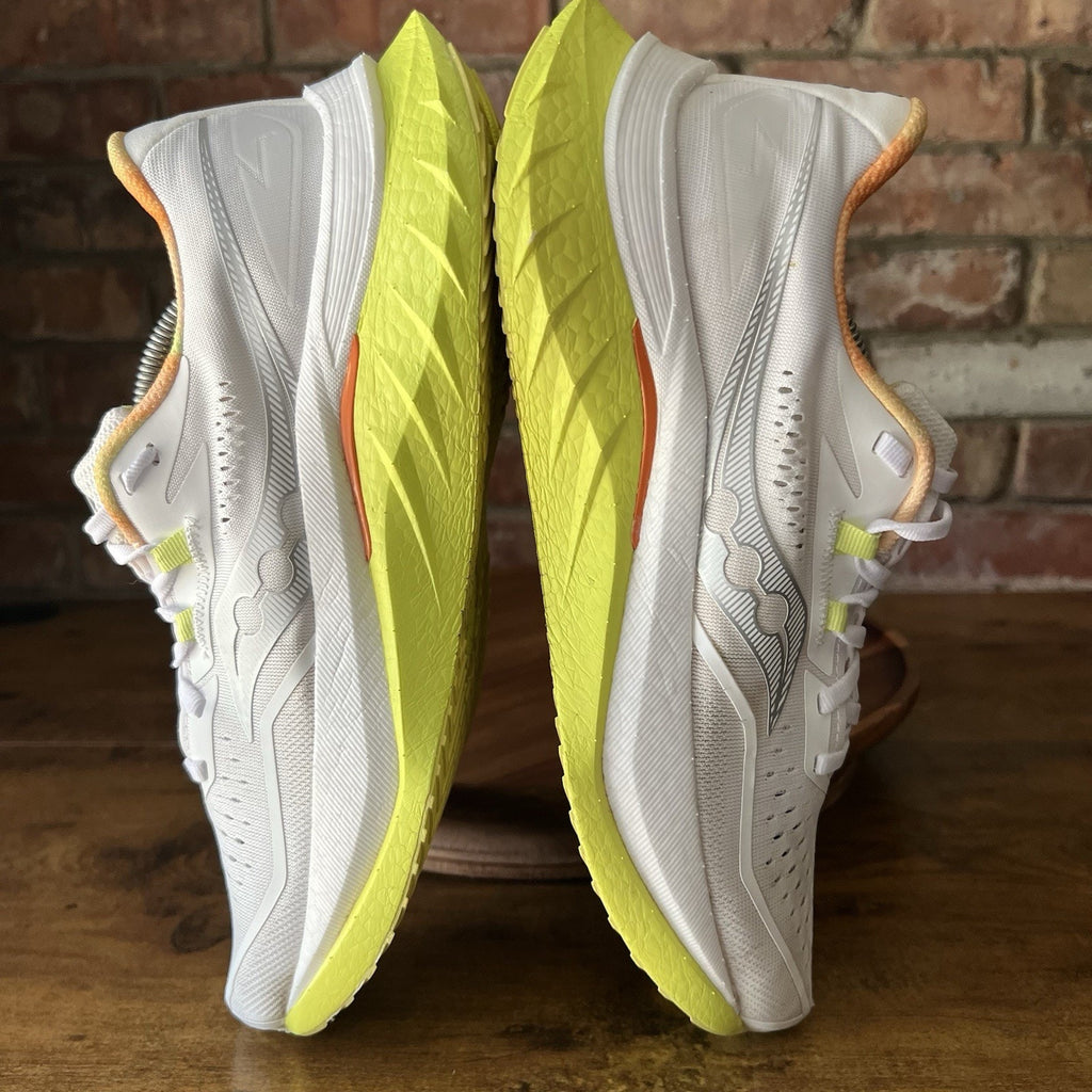 Saucony Endorphin Speed 4 Women's 10 White Sunny Speedroll Cushion Running Shoes