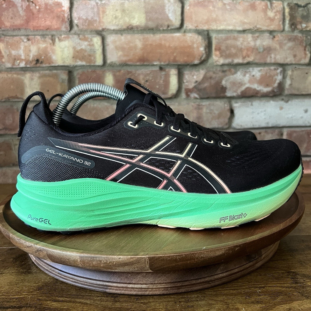 ASICS GEL-Kayano 32 Stability FF Blast Cushion Green Running Shoes Men's 9