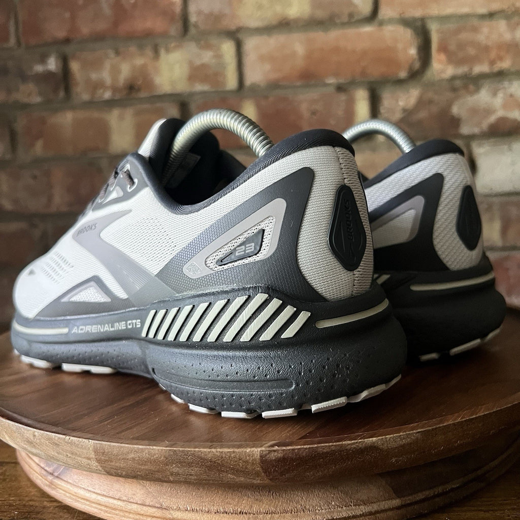 Brooks Adrenaline GTS 23 Supportive Gray Men's 8 4E Running Shoes Sneakers