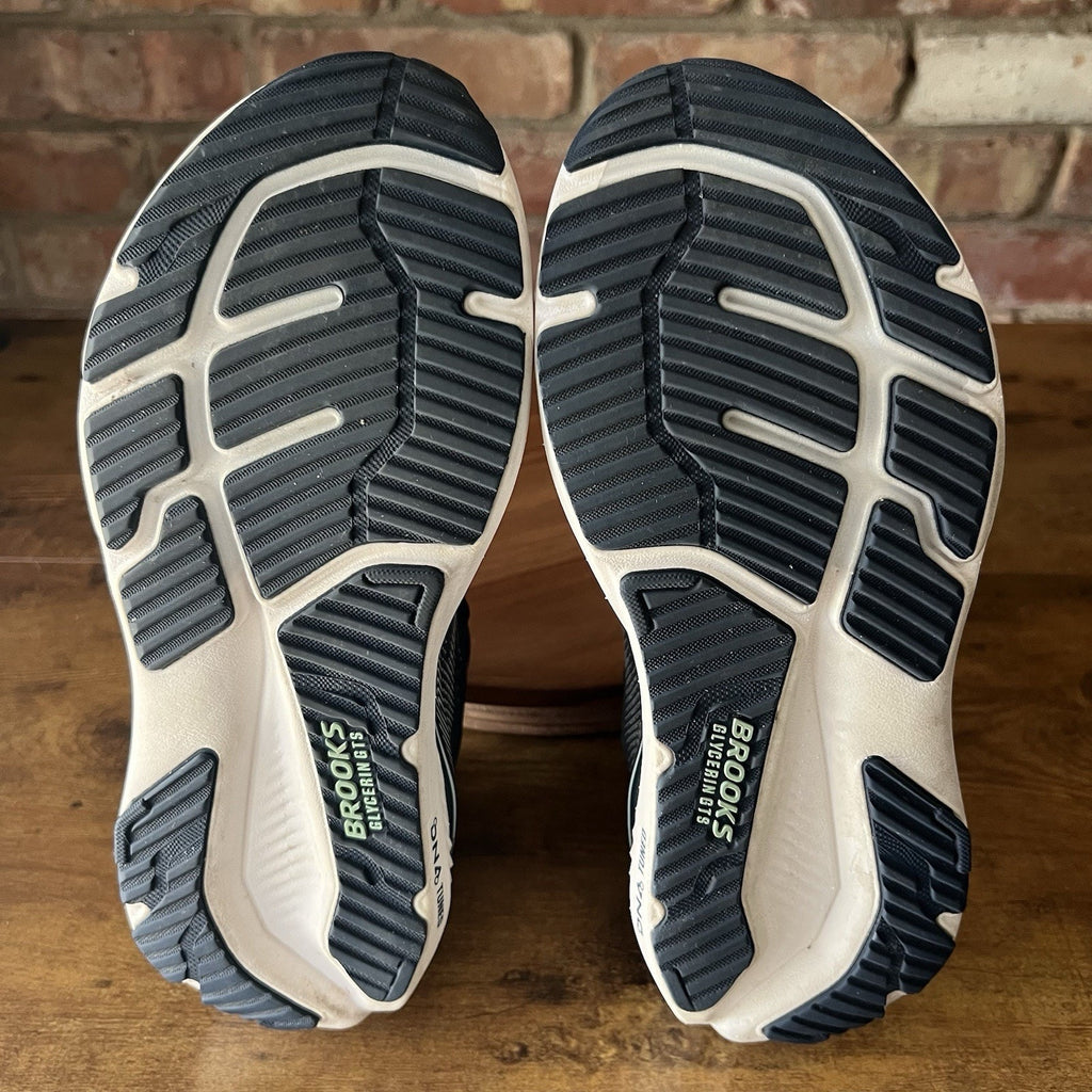 Brooks Glycerin GTS 23 Supportive Plush Cushion Womens 8.5 Blue Running Shoes